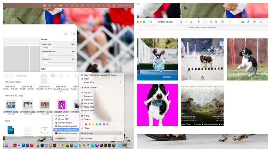 Build a One-Drop Contact Sheet Generator on macOS (Dropzone 4 + AppleScript + ImageMagick)